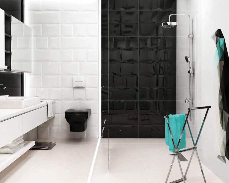 5 идей плитки для темной ванной комнаты, красиво и элегантно