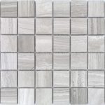 Мозаика LeeDo & Caramelle Travertino Silver POL (чип 48x48) 30,5х30,5